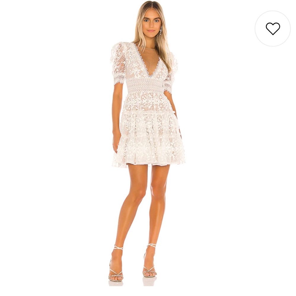 REVOLVE Megan mini dress in blanc